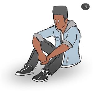 Dereck sittinig 